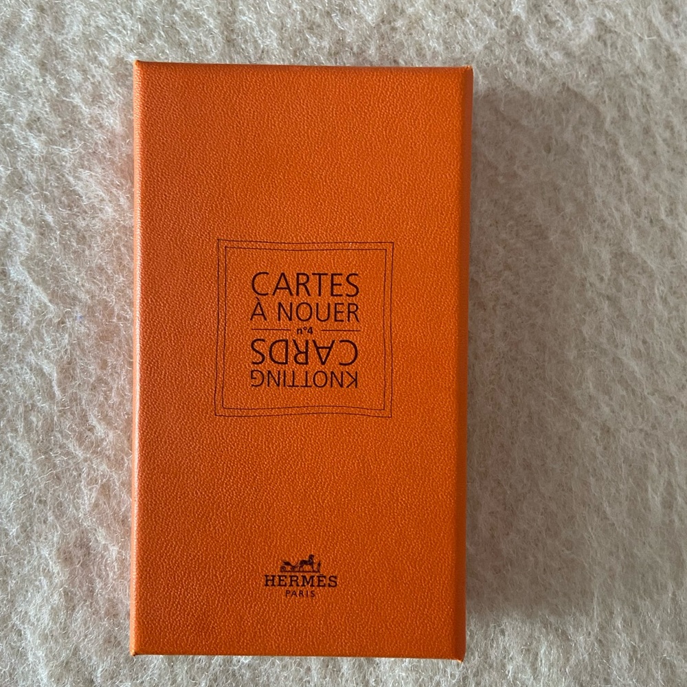 RARE FIND Hermes Knotting Cards Set